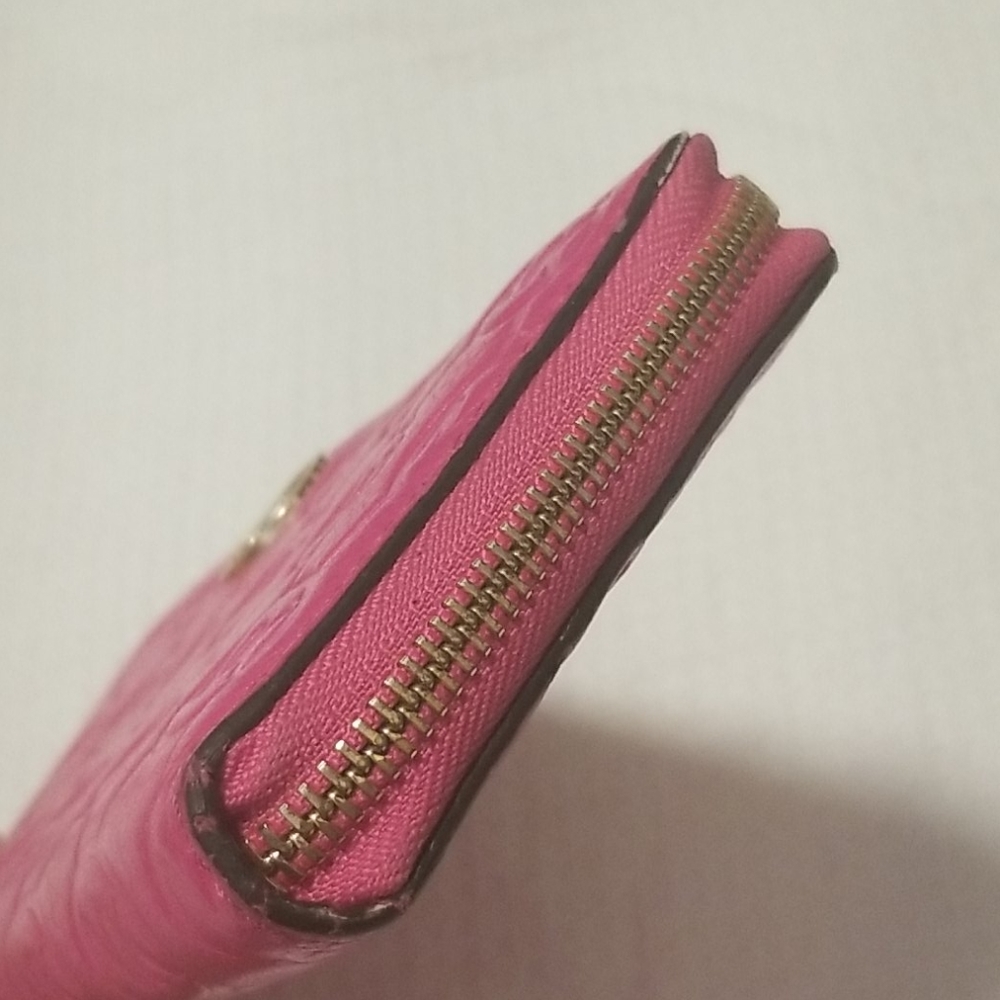 Michael Kors Pink Monogram Long Wallet - Picture 8 of 13